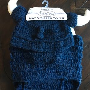 *Sold*Rising Star Hat & Diaper Cover